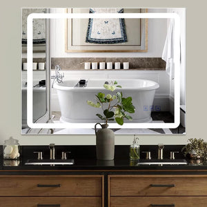 [US Stock]Dura Space 40'' * 32'' Led Lighted Bathroom Mirror