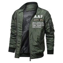 Load image into Gallery viewer, Military Windbreaker Bomber Jacket
