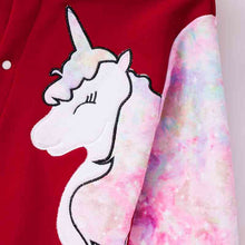 Cargar imagen en el visor de la galería, Chaqueta de manga larga con estampado de unicornio
