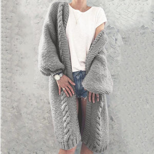 Loose Long Sleeve Sweater Cardigan