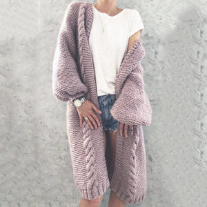 Loose Long Sleeve Sweater Cardigan