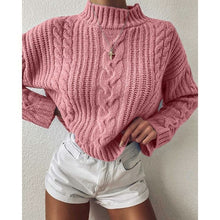 Load image into Gallery viewer, solid color new crochet sweater
