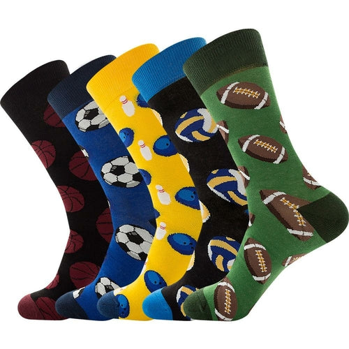 Multipack High Ankle Medium Thickness Colorful Casual Cotton sock