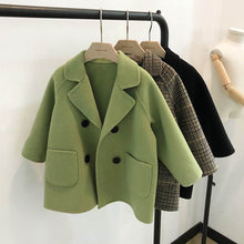 Load image into Gallery viewer, High Quality Children Wool Coat
