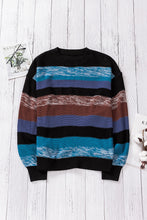 Load image into Gallery viewer, Cozy For Keeps Color Block Drop Shoulder Sweater
