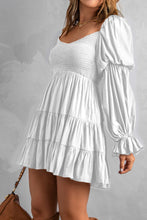 Load image into Gallery viewer, Smocked Off-Shoulder Tiered Mini Dress
