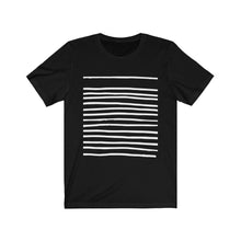 Load image into Gallery viewer, Soft Cotton Men Black T-Shirt with Lines
