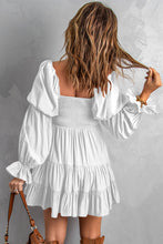 Load image into Gallery viewer, Smocked Off-Shoulder Tiered Mini Dress
