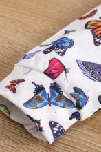 Load image into Gallery viewer, Girls Butterfly Pattern Hoodie and Pants Set
