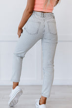 Load image into Gallery viewer, Kancan Valentina Pinstripe Mom Jeans
