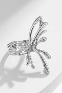 Anillo de mariposa de aleación de zinc