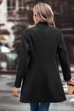 Load image into Gallery viewer, Lapel Collar Button Down Coat
