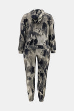 Load image into Gallery viewer, Full Size Tie-Dye Hoodie and Drawstring Joggers Set
