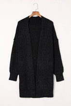 Load image into Gallery viewer, Heathered Open Front Longline Cardigan
