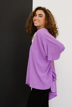 Load image into Gallery viewer, ODDI Wanderer Full Size Run Embroidered Poncho Top
