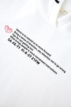 Load image into Gallery viewer, Men&#39;s Fleece casual printed embroidered hooded sweatshirt White
