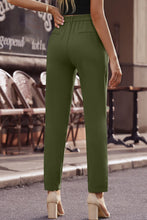 Load image into Gallery viewer, Ankle-Length Straight Leg Pants with Pockets
