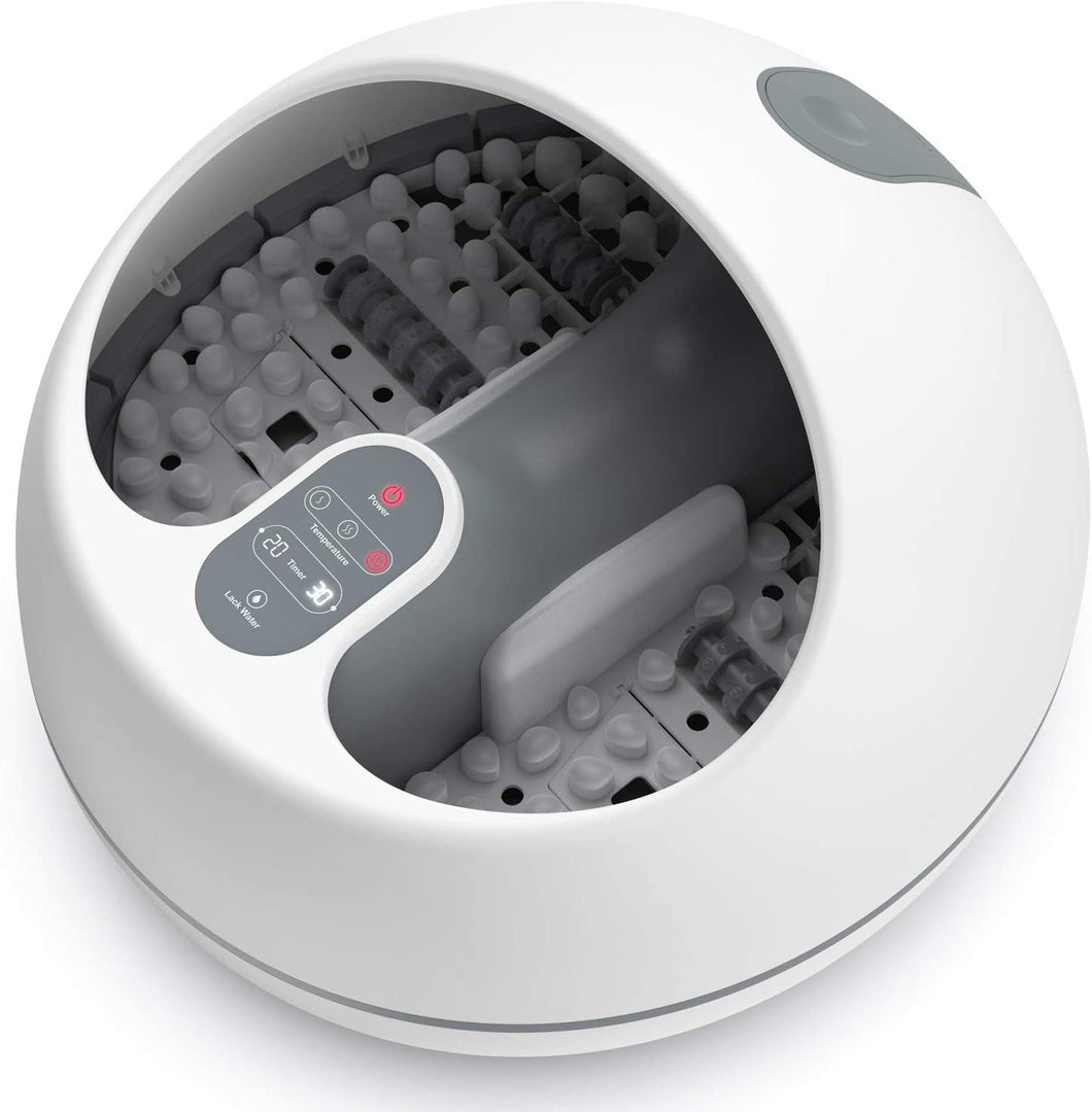 [US Stock] White Steam Foot Spa Bath Massager