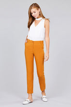 Load image into Gallery viewer, Seam Side Pocket Classic Stretch Crop Pants
