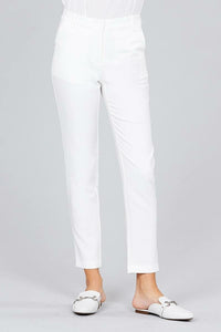 Seam Side Pocket Classic Stretch Crop Pants