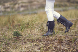 Botas de lluvia negras para mujer LotOfRain