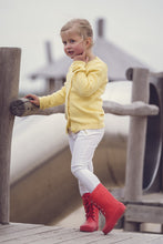 Cargar imagen en el visor de la galería, Botas de lluvia originales para niños de LotOfRain en color rojo
