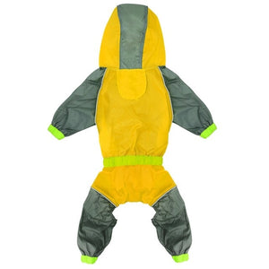 Chaqueta impermeable reflectante para perros