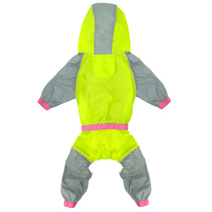 Chaqueta impermeable reflectante para perros