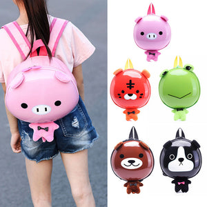 Mochila de moda para niños pequeños con cara de animal adorable 