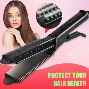 Hair Straightener Four-gear temperature adjustment Ceramic Tourmaline Ionic Flat Iron Curling iron Hair curler For Women hair