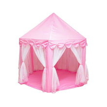 Load image into Gallery viewer, Princess Children&#39;s Tent Ball Pool Wigwam Portable Tent For Kids Girl&#39;s Castle Play House Outdoor Garden Kid Folding Beach Toys
