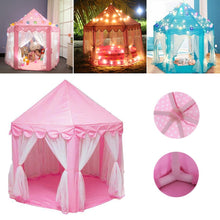 Load image into Gallery viewer, Princess Children&#39;s Tent Ball Pool Wigwam Portable Tent For Kids Girl&#39;s Castle Play House Outdoor Garden Kid Folding Beach Toys
