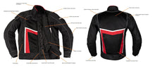 Load image into Gallery viewer, MotoArt ReflectorMX Textile Motorcycle Jacket
