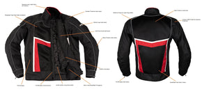 MotoArt ReflectorMX Textile Motorcycle Jacket