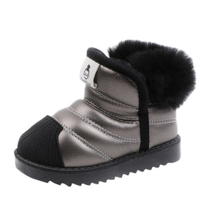 Kids/Big Kids Snow Boots Slip-on Waterproof Ankle Boots