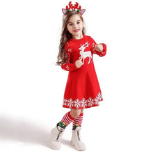 Load image into Gallery viewer, Girls Knitted Seasonal Dresses
