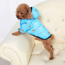 Load image into Gallery viewer, Pet Clothes For Dog Winter Warm Coat Puppy Down Jacket Printed Hoodies
