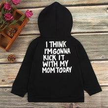 Load image into Gallery viewer, Children&#39;s Hooded Letter Sweat Jacket
