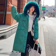 Cargar imagen en el visor de la galería, Parkas de mujer de doble cara
