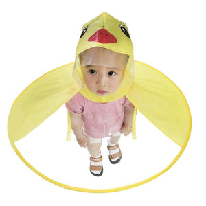 Yellow Duck Raincoat  Poncho Cosplay  Funny Rain