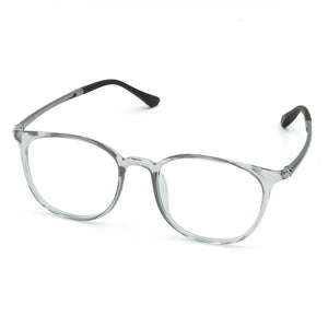 [Stock de EE. UU.] Cyxus - Gafas para computadora con bloqueo de luz azul, ligeras y flexibles (8061T34, gris)