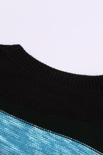 Load image into Gallery viewer, Cozy For Keeps Color Block Drop Shoulder Sweater
