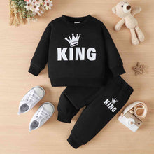 Load image into Gallery viewer, King Graphic Tee and Pants Set

