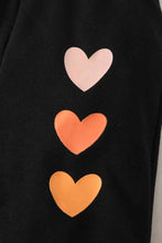 Load image into Gallery viewer, Kids Heart Graphic Sweatshirt and Joggers Set
