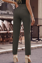 Load image into Gallery viewer, Ankle-Length Straight Leg Pants with Pockets
