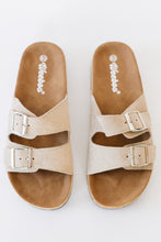 Load image into Gallery viewer, WeeBoo Walk with Me Buckled Soft Footbed Sandals in Taupe
