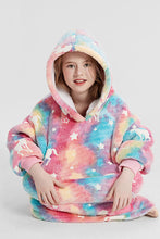 Load image into Gallery viewer, Luminous Pattern Oversize Long Sleeve Fuzzy Hoodie
