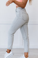 Load image into Gallery viewer, Kancan Valentina Pinstripe Mom Jeans
