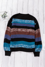 Load image into Gallery viewer, Cozy For Keeps Color Block Drop Shoulder Sweater
