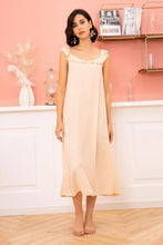 Load image into Gallery viewer, Ruffled V-Neck Night Dress
